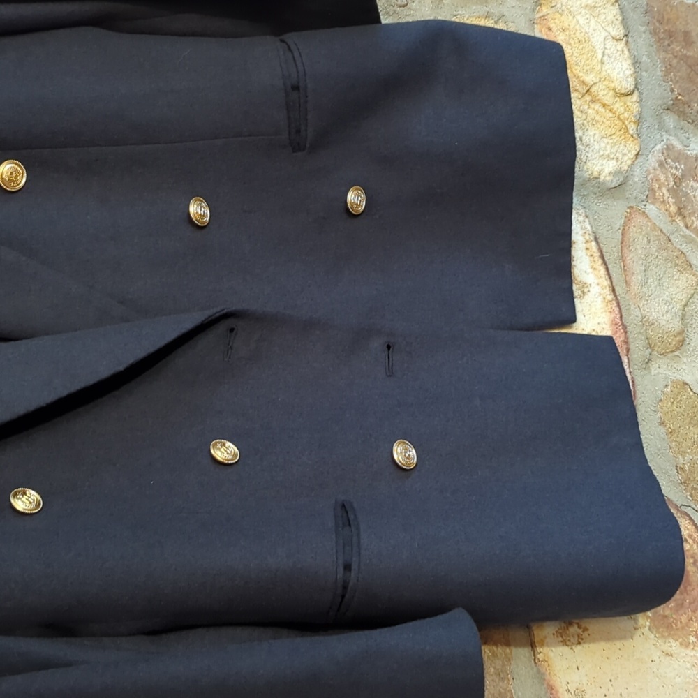 Liz Claiborne Wool Cashmere Blend Pea Coat Jacket - Picture 2 of 8